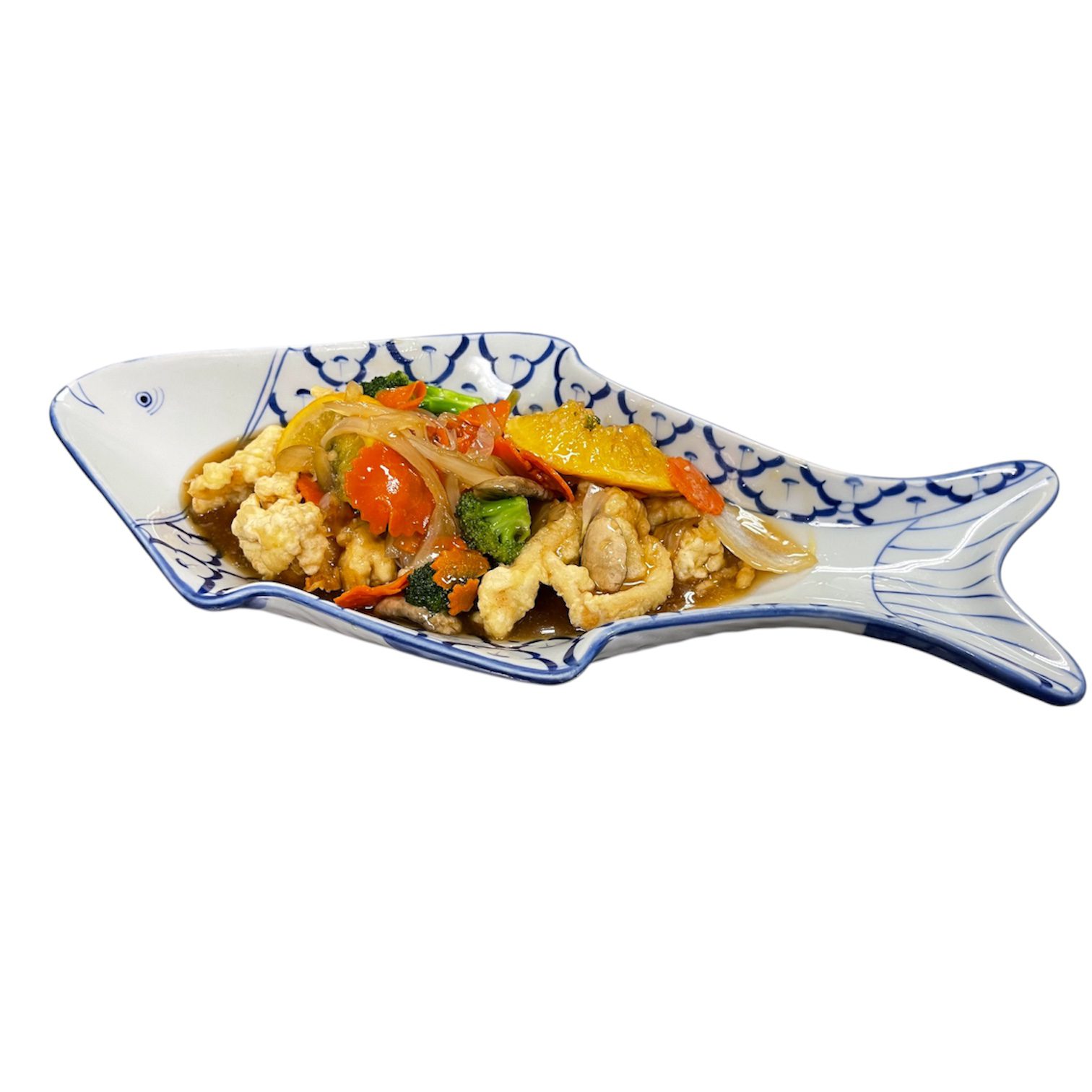 45. CRISPY ORANGE CHICKEN